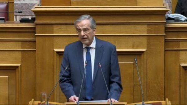 Σαμαράς: «Η Ελλάδα βρίσκεται στο περιθώριο και είναι παντελώς απούσα, σα να έχουμε εγκαταλείψει  την εθνική μας εξωτερική πολιτική, τα εθνικά μας θέματα»