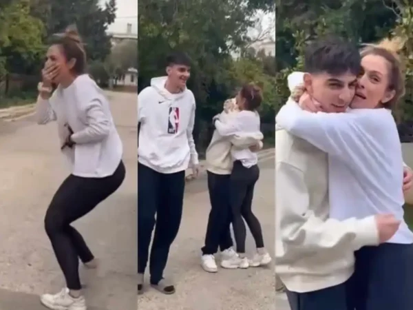 Ντορέτα Παπαδημητρίου: Έβαλε τα κλάματα με την έκπληξη που της έκανε ο γιός της! Δείτε το βίντεο