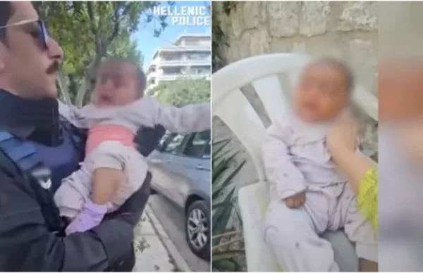 Άλιμος: «Το μωρό ήταν μπλε από το κλάμα, το πήρα αγκαλιά για να το ηρεμήσω», λέει ο αστυνομικός – Δίωξη στη γιαγιά -Βίντεο
