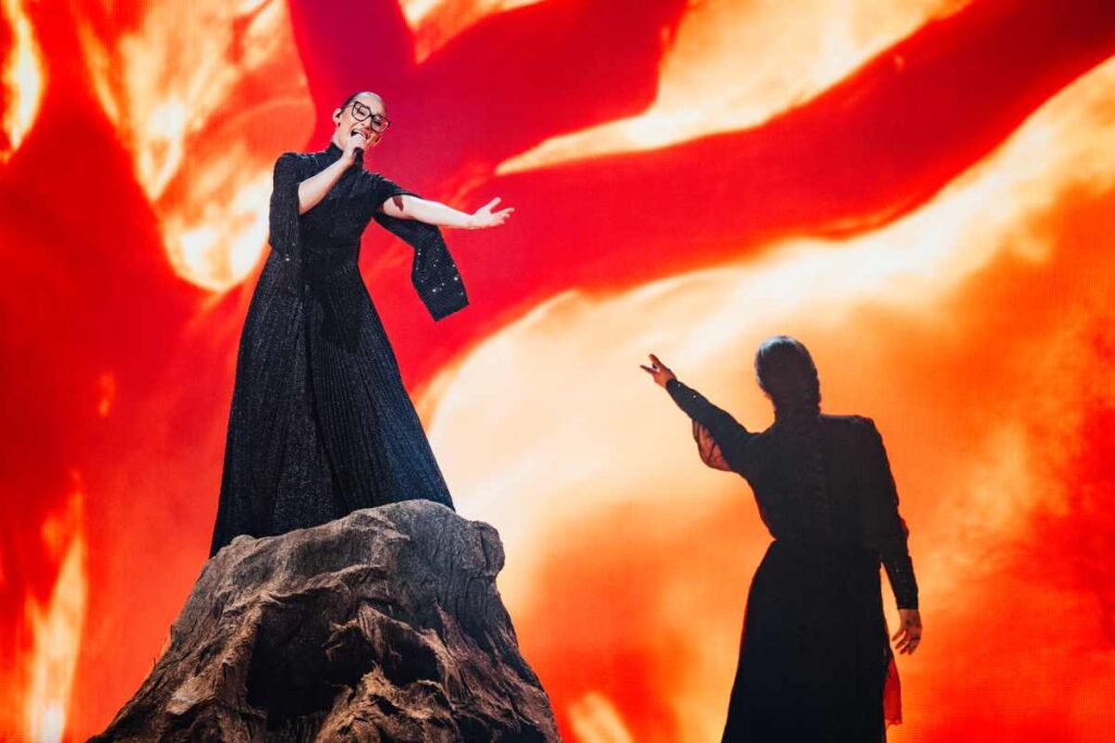 Eurovision 2025: Οι φωτογραφίες από την πρώτη πρόβα της Klavdia στη σκηνή