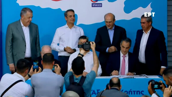 Κ. Μητσοτάκης για ΒΟΑΚ: Εκπληρώνουμε τη δέσμευσή μας – Έπεσαν οι υπογραφές για τα 157χλμ. από Ηράκλειο έως Χανιά