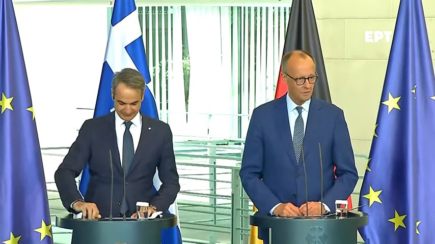 Συνάντηση Μητσοτάκη – Μέρτς: Η Ευρώπη οφείλει να είναι ενωμένη διπλωματικά και στρατιωτικά – Δεν είναι αυτονόητες η ειρήνη και η ασφάλεια (βίντεο)