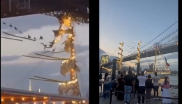 Nέα Υόρκη: Μαρτυρίες σοκ από τη στιγμή της πρόσκρουσης ιστιοφόρου στη γέφυρα Μπρούκλιν – Βλέπαμε ανθρώπους να κρέμονται από τα κατάρτια – Βίντεο