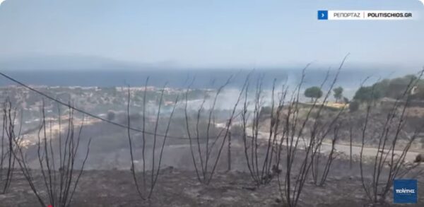 Χίος: Μεγάλη φωτιά σε τρία μέτωπα – Ήχησε το 112 για εκκενώσεις οικισμών (εικόνες&βίντεο)