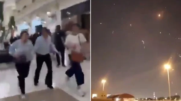 Η στιγμή της  ιρανικής επίθεσης σε αμερικανική βάση  στο Κατάρ – Πανικός στους δρόμους – Βίντεο