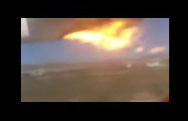 Συγκλονιστικό βίντεο από τη στιγμή της φωτιάς στον κινητήρα αεροσκάφους της Olympic Air κατά την απογείωση από τη Νάξο