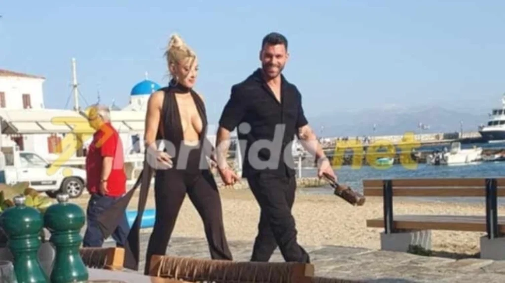 Ιωάννα Τούνη – Στάθης Σχίζας: Χέρι χέρι στη Μύκονο