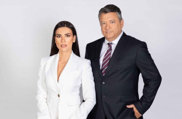 Ο Νίκος Υποφάντης και η Άννα Λιβαθυνού στην «ΠΡΩΙΝΗ ΖΩΝΗ» του ACTION 24