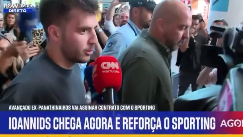 Θερμή υποδοχή Ιωαννίδη στη Λισαβόνα: «Είσαι ο νέος… Γιόκερες», τον ρωτούσαν οι δημοσιογράφοι (βίντεο)