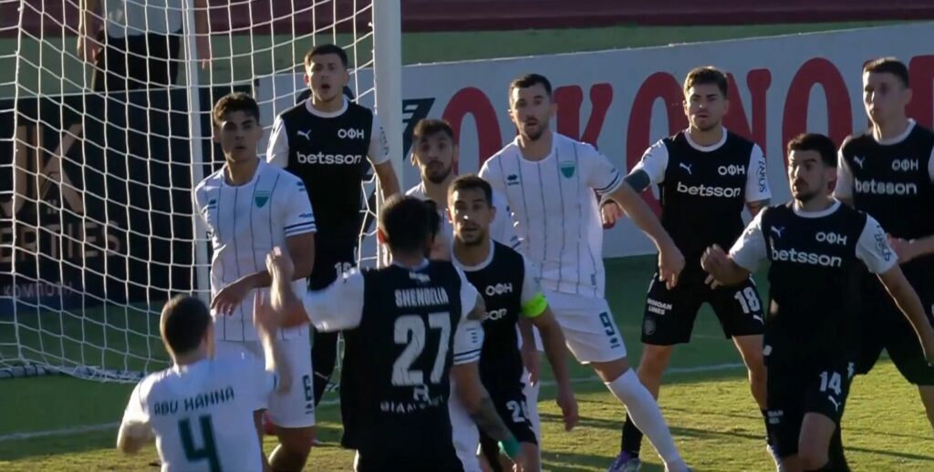Super League: Ο Λεβαδειακός διέλυσε 4-0 των ΟΦΗ με τους εννέα παίκτες
