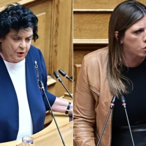 Βουλή – Άγρια κόντρα Κανέλλη-Κωνσταντοπούλου: «Έβαζες πλάτη στον Κασιδιάρη» – «Έχεις βίλα στην Εκάλη, έκανες καριέρα επί χούντας»  – Βίντεο