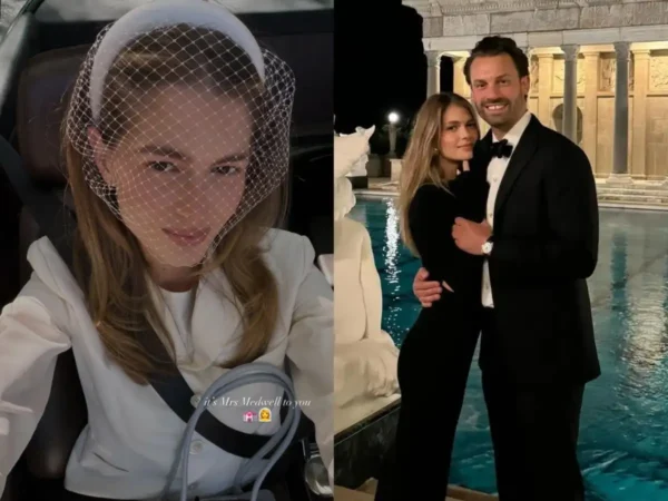 Η Αμαλία Κωστοπούλου παντρεύτηκε τον σύντροφό της, Τζέικ Μέντγουελ στην Αμερική –Φωτογραφίες&βίντεο