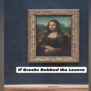Αν το Λούβρο το έκλεβαν Έλληνες – Επικό βίντεο με την Ελληνίδα μάνα να «πρωταγωνιστεί» στην κλοπή του αιώνα