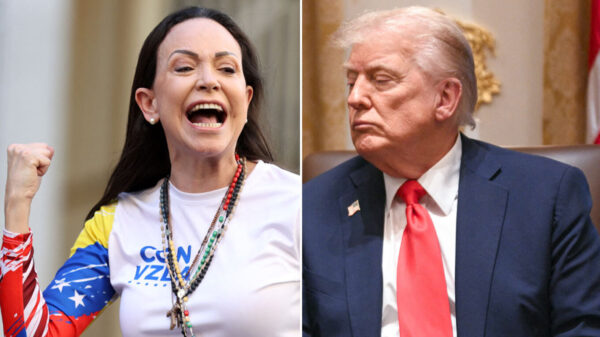 To μήνυμα της Κορίνα Ματσάδο: «Αφιερώνω το Νόμπελ Ειρήνης στον λαό της Βενεζουέλας που υποφέρει και στον Πρόεδρο Τραμπ»