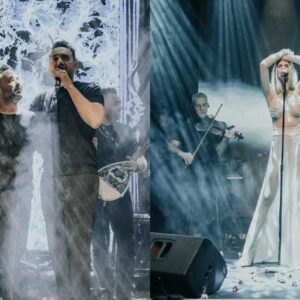 Γιώργος Γιαννιάς: Η συγκινητική υποδοχή on stage στον κουμπάρο του Χρήστο Μενιδιάτη και το αδιαχώρητο επωνύμων στο Simion με την Αγέρη (εικόνες)