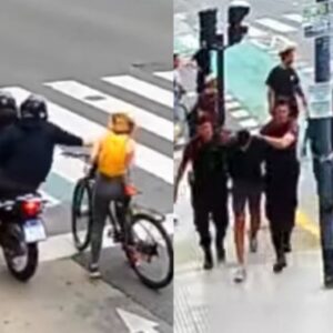 Επικό βίντεο με τουρίστρια στην Αργεντινή που εξουδετέρωσε ληστή όταν προσπάθησε να της αρπάξει το κινητό