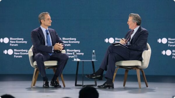 Μητσοτάκης στο Bloomberg Forum: Καμία συμφωνία χωρίς την Ουκρανία – Υπάρχουν προβληματικά σημεία στην ειρηνευτική πρόταση – Τι είπε για το λιμάνι του Πειραιά