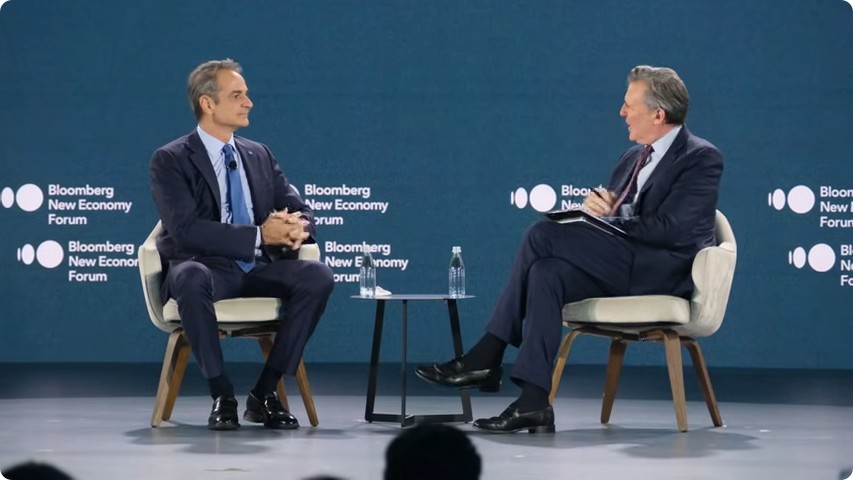 Μητσοτάκης στο Bloomberg Forum: Καμία συμφωνία χωρίς την Ουκρανία – Υπάρχουν προβληματικά σημεία στην ειρηνευτική πρόταση – Τι είπε για το λιμάνι του Πειραιά