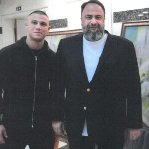 Ο Βαγγέλης Μαρινάκης στηρίζει τον παγκόσμιο πρωταθλητή πάλης Γιώργο Κουγιουμτσίδη στο δρόμο για τους Ολυμπιακούς του Λος Άντζελες