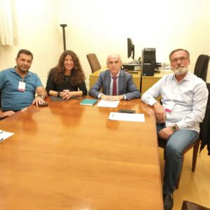 Συνάντηση της ΠΟΣΠΕΡΤ με Π. Τσαπανίδου και Γ. Γαβρήλου