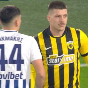 ΑΕΚ – Ατρόμητος 4-1: Ο Λούκα Γιόβιτς έδωσε το τρίποντο στην Ένωση με δύο γκολ κόντρα στους Περιστεριώτες