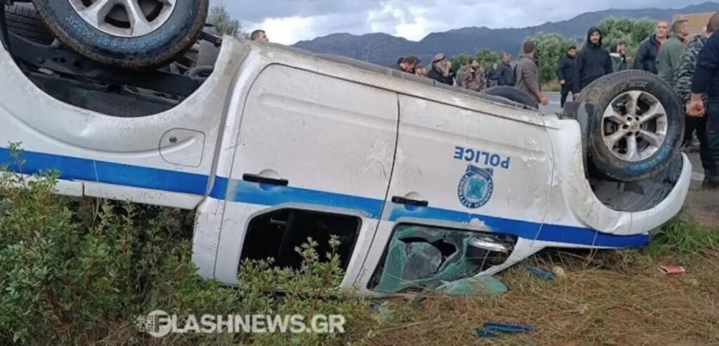 Επεισόδια με αγρότες και αστυνομία με πετροπόλεμο και χημικά σε Ηράκλειο, Χανιά και Καρδίτσα: Αναποδογύρισαν περιπολικό (βίντεο)