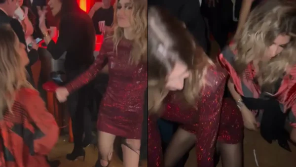 Κλέλια Ανδριολάτου – Βάσια Κωσταρά: Ο ξέφρενος χορός και το σκισμένο καλσόν σε πάρτι –  Βίντεο