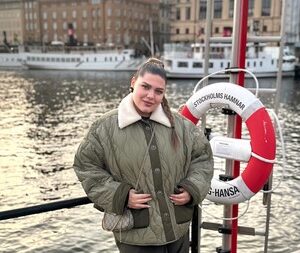 Δανάη Μπάρκα: Φωτογραφίες από το ταξίδι της στη Σουηδία