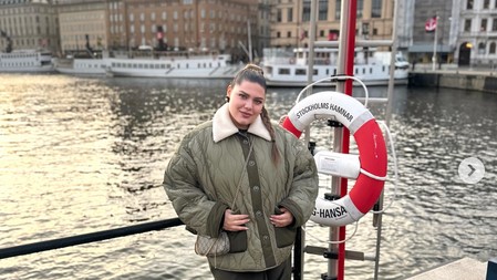 Δανάη Μπάρκα: Φωτογραφίες από το ταξίδι της στη Σουηδία