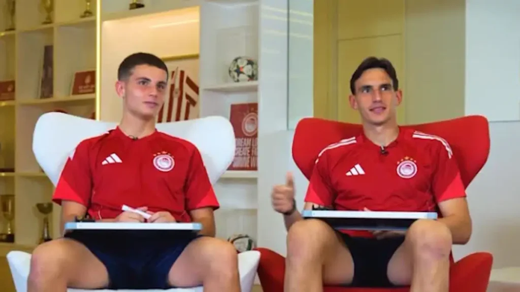 Ολυμπιακός:  Επικό βίντεο με Μουζακίτη vs Μπότη σε ένα ξεκαρδιστικό «εσύ ή εγώ»