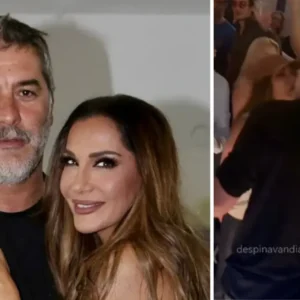 Δέσποινα Βανδή – Βασίλης Μπισμπίκης στη Θεσσαλονίκη: Το φιλί μέσα στο πλήθος και ο χορός του ηθοποιού – Tο βίντεο που έγινε viral
