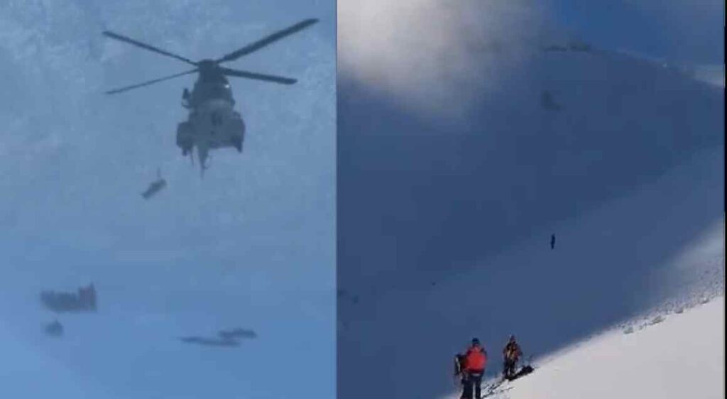 Βαρδούσια: Βίντεο-ντοκουμέντο από την επιχείρηση ανάσυρσης των τεσσάρων ορειβατών