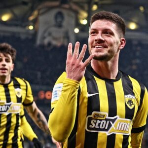 ΑΕΚ – Παναθηναϊκός 4-0: Με «καρέ» του Γιόβιτς η Ένωση πήρε το μεγάλο ντέρμπι