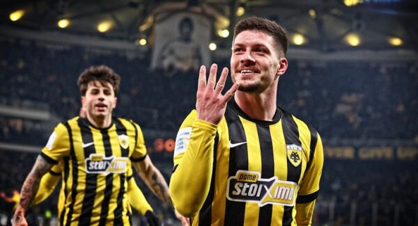 ΑΕΚ – Παναθηναϊκός 4-0: Με «καρέ» του Γιόβιτς η Ένωση πήρε το μεγάλο ντέρμπι