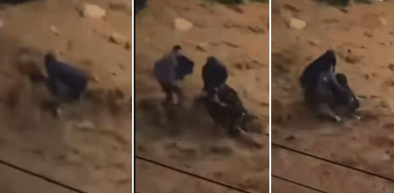 Άνω Γλυφάδα: Γυναίκα παρασύρεται από τα ορμητικά νερά και διασώζεται  από περαστικούς – Βίντεο