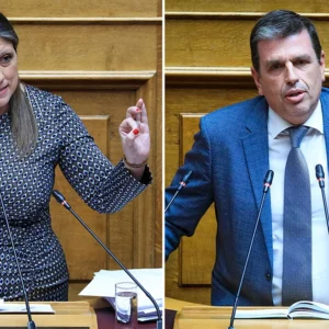 Επεισόδιο Κωνσταντοπούλου – Καιρίδη στη Βουλή: «Με ενοχλείτε» – «Άσε μας καλέ κουκλίτσα μου» και η παρέμβαση με συγγνώμη από  Δένδια – Βίντεο