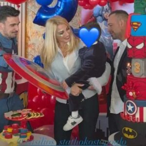 Σπυροπούλου – Σταθοκωστόπουλος: Το πάρτι για τα γενέθλια για τον γιο τους, Βλάσση –  Φωτογραφίες&βίντεο