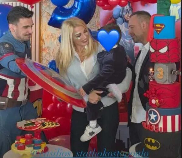 Σπυροπούλου – Σταθοκωστόπουλος: Το πάρτι για τα γενέθλια του γιού τους, Βλάσση –  Φωτογραφίες&βίντεο