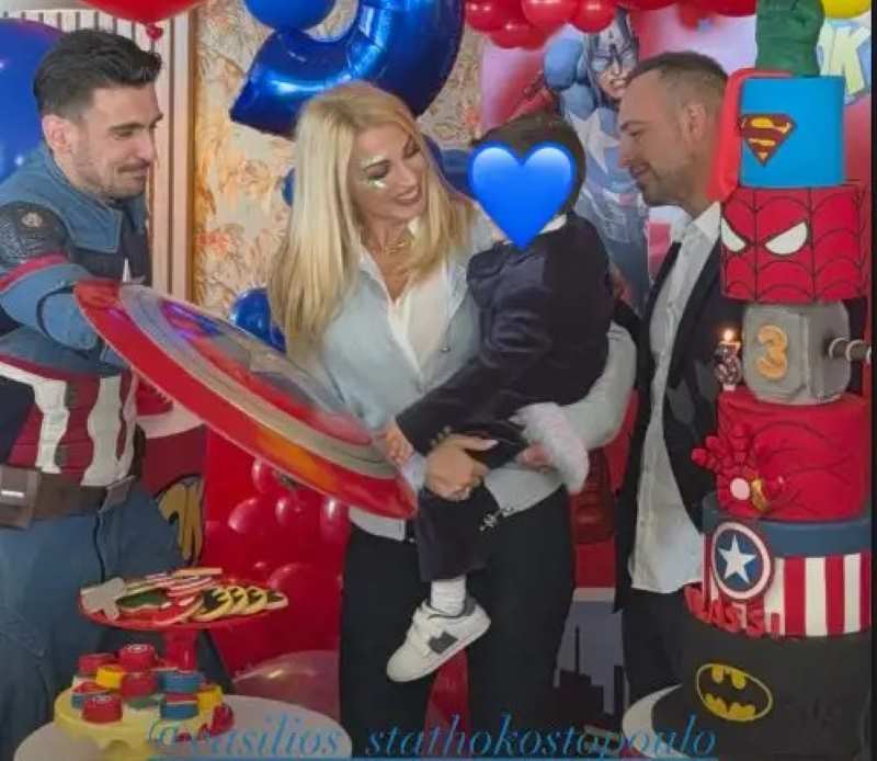 Σπυροπούλου – Σταθοκωστόπουλος: Το πάρτι για τα γενέθλια του γιού τους, Βλάσση –  Φωτογραφίες&βίντεο
