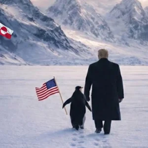 Ο Λευκός Οίκος δείχνει τον Τραμπ να πηγαίνει στη Γροιλανδία με έναν πιγκουίνο και το X κάνει ..πάρτι με το λάθος!