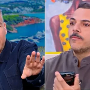 Ο Κώστας Δόξας πήγε να δείξει στον αέρα βίντεο της κόρης του να κλαίει, «μην το κάνεις» του φώναζε ο Λιάγκας  (βίντεο)