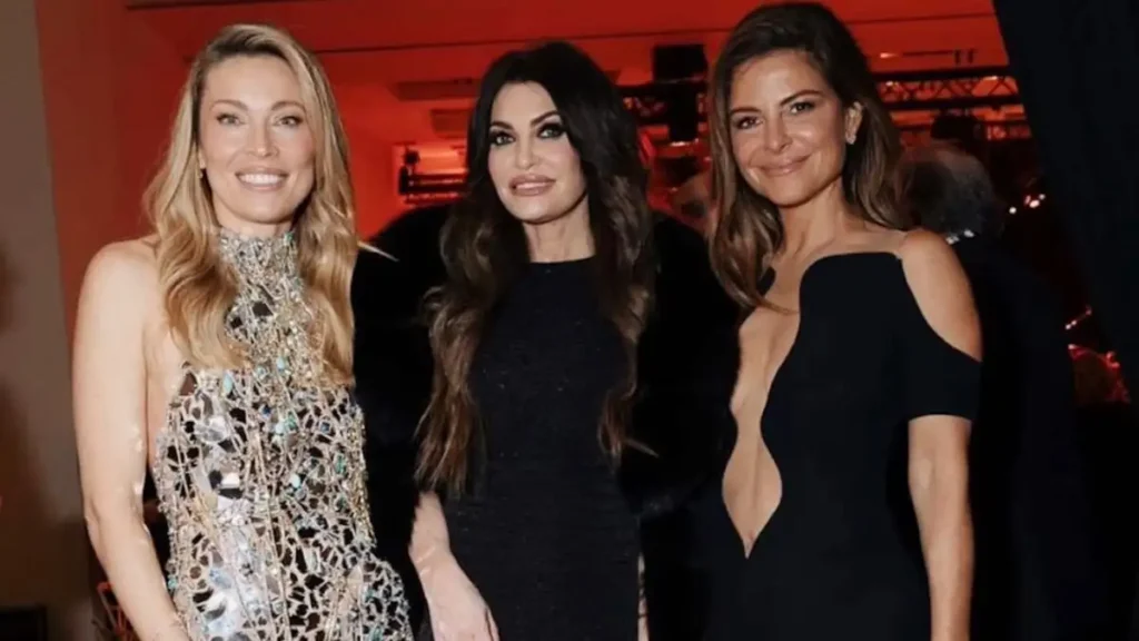 Μαρία Μενούνος: Το ταξίδι – αστραπή  στην Ελλάδα, το πάρτι του Λέοντα Πατίτσα και η συνάντηση με την Κίμπερλι Γκιλφόιλ – Φωτογραφίες