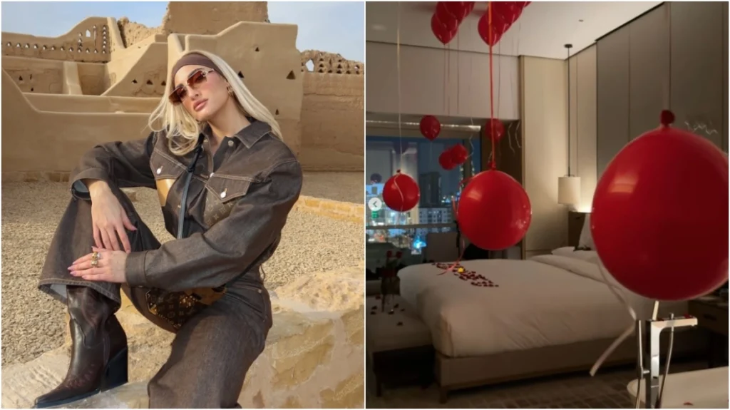 Ιωάννα Τούνη: Η έκπληξη του συντρόφου της με κόκκινα μπαλόνια και το «Σ’ αγαπώ» με ροδοπέταλα