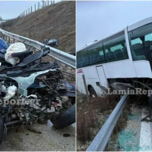 Τραγωδία στη Φθιώτιδα: Νεκρός 21χρονος, πατέρας ενός παιδιού, σε μετωπική σύγκρουση με λεωφορείο (βίντεο)