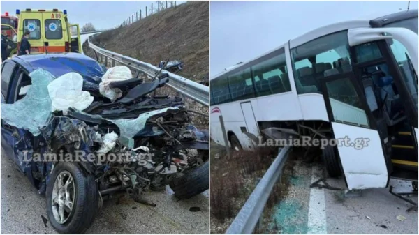 Τραγωδία στη Φθιώτιδα: Νεκρός 21χρονος, πατέρας ενός παιδιού, σε μετωπική σύγκρουση με λεωφορείο (βίντεο)