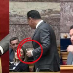 Η Ζωή Κωνσταντοπούλου ανέβασε στο TikTok το βίντεο που κατέγραφε τον Αδωνι Γεωργιάδη με το κρακεράκι – H άγρια κόντρα εντός και εκτός Βουλής (βίντεο)