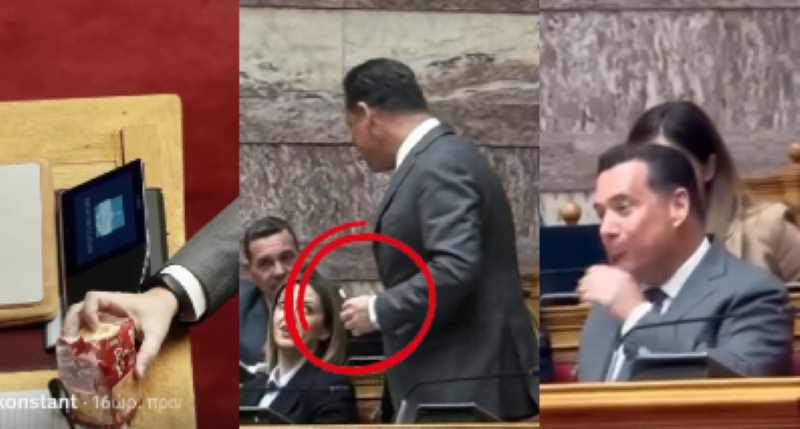 Η Ζωή Κωνσταντοπούλου ανέβασε στο TikTok το βίντεο που κατέγραφε τον Αδωνι Γεωργιάδη με το κρακεράκι – H άγρια κόντρα εντός και εκτός Βουλής (βίντεο)