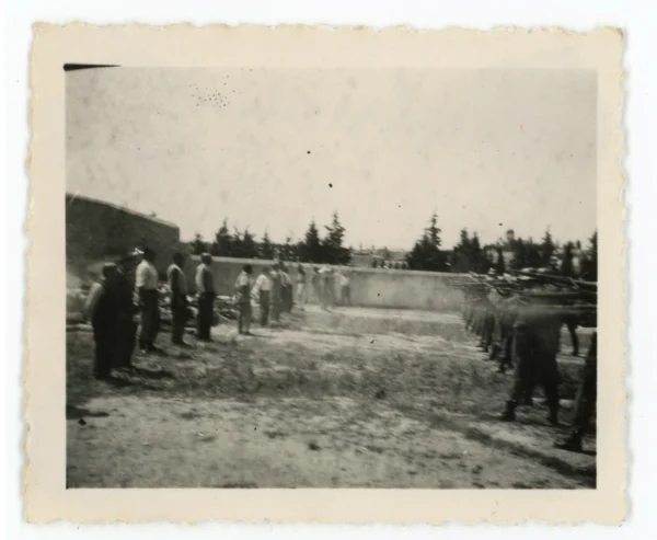 Αγέρωχοι αντικρίζουν το θάνατο: Η συγκλονιστική φωτογραφία από την στιγμή της εκτέλεσης των 200 στην Καισαριανή