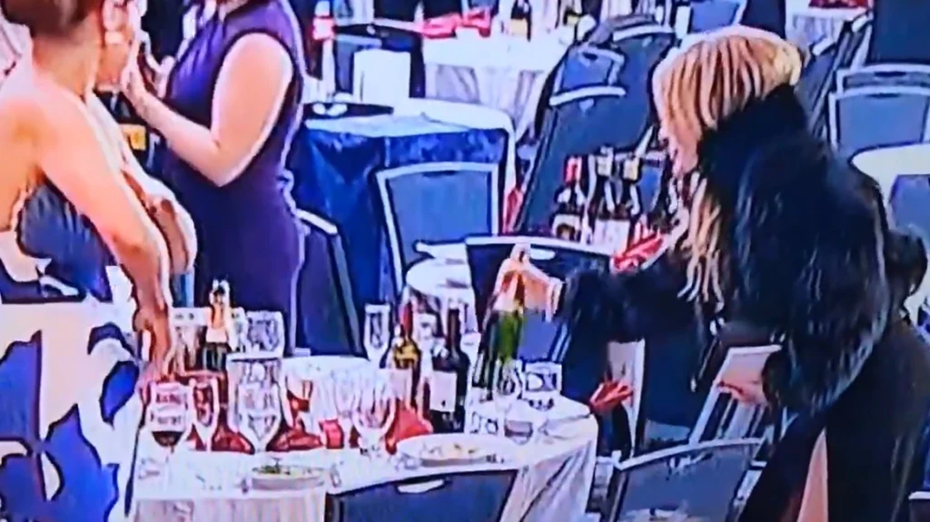 Ουάσιγκτον: Γυναίκα άρπαζε μπουκάλια κρασιού μετά τους πυροβολισμούς στο δείπνο των ανταποκριτών του Λευκού Οίκου (βίντεο)