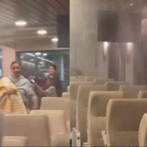 Χάος στο πλοίο «Νήσος Σάμος», Ρομά άναψαν τσιγάρο και ενεργοποιήθηκε το σύστημα πυρόσβεσης – Βίντεο